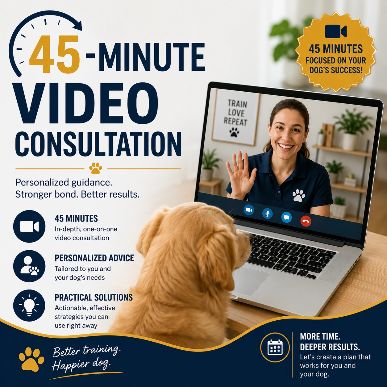 45-Minute Video Dog Training Session