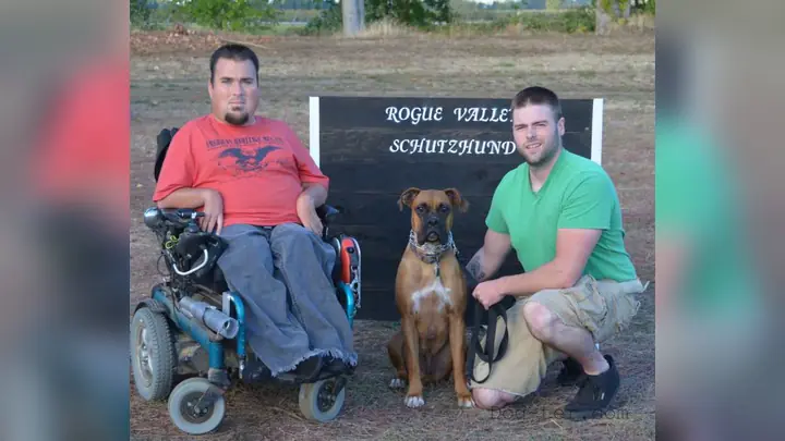 Competition dog training client and dog with Jason Lake of Prodogz Dog Training in Southern Oregon — 2013–2017