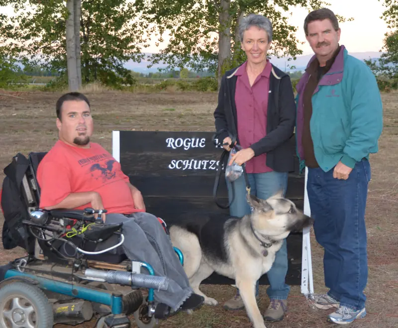 Rescue dog and client during Prodogz Dog Training with Jason Lake in Southern Oregon — 2012–2013, photo 6